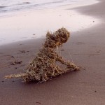 'On the beach at sunset' 2002